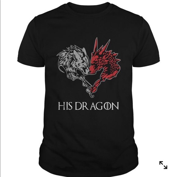Game of thrones size large His Dragon T-shirt - Picture 1 of 5